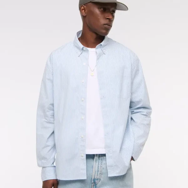 Poplin Button-Up Shirt