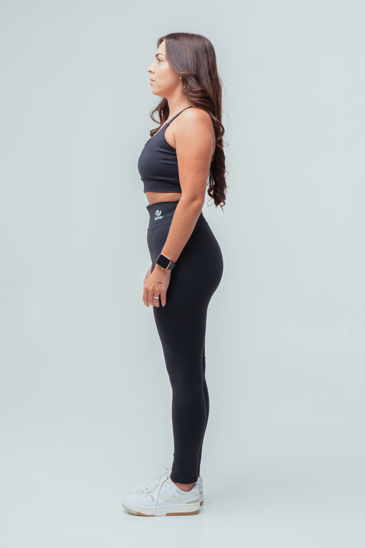 CONJUNTO TOP + LEGGING PRETA