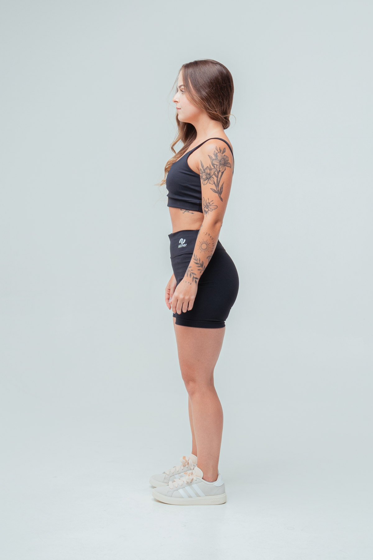 CONJUNTO TOP + SHORT PRETO