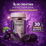 Creatina Gummies Alther sabor UVA – 3g por goma | 30 unidades - Imagem 4