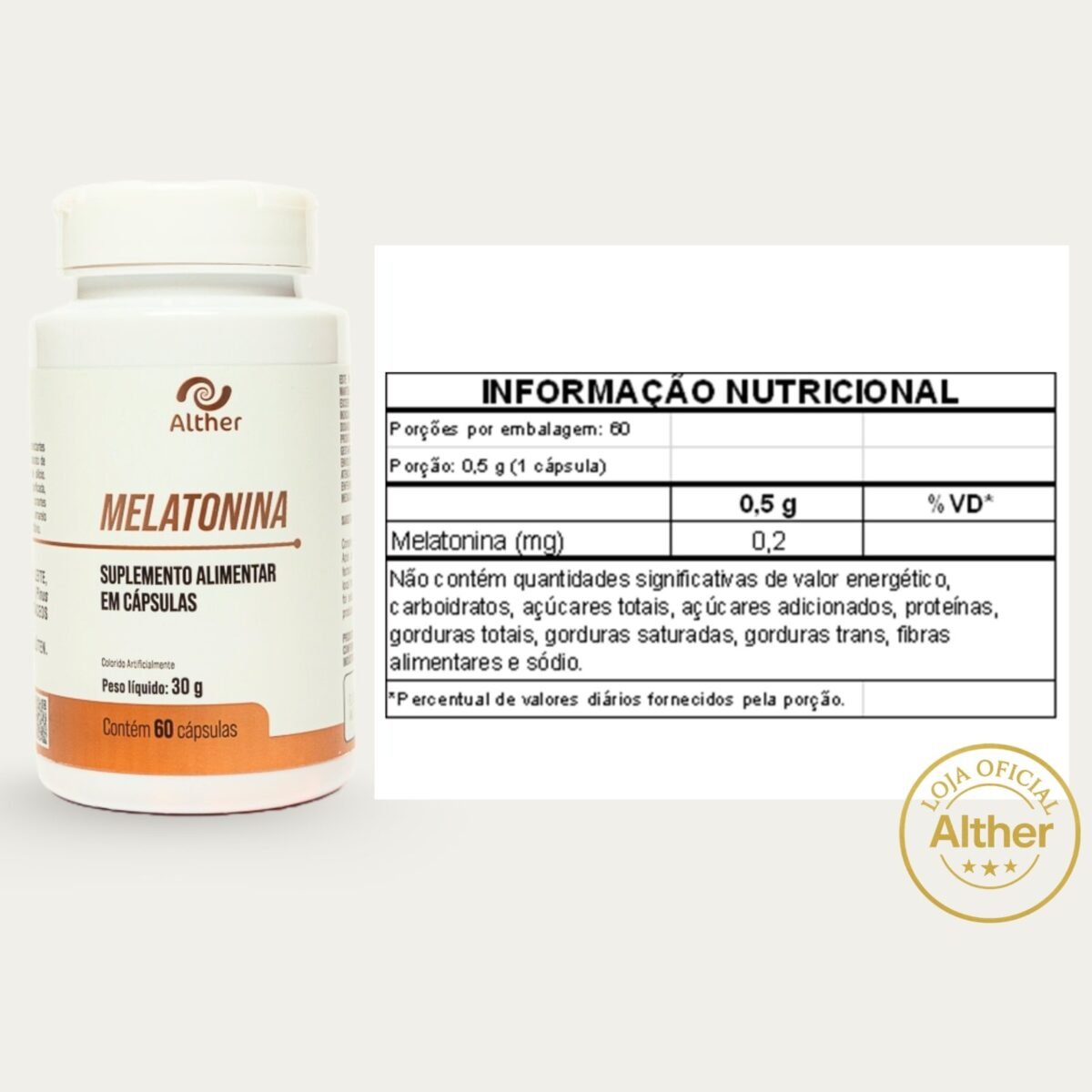 MELATONINA 60CAP