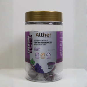 Creatina Gummies Alther sabor UVA – 3g por goma | 30 unidades