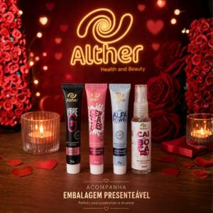 Kit Noite Inesquecível ALTHER | Linha Hot Completa + Brinde